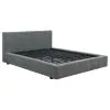 CoasterEssence 316020KW Gregory - California King Upholstered Platform Bed - Graphite