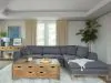 CoasterElevations 508857 Persia - Upholstered Track Arm Sectional Sofa - Gray