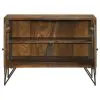 CoasterEssence 959615 Macon - 2 Door Sheesham Wood Storage Accent Cabinet - Gray