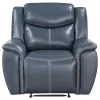 Coaster Fine Furniture 610273 Sloane - Upholstered Padded Arm Recliner Chair - Blue