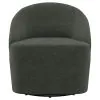 Coaster Fine Furniture 903075 Leon - Upholstered Barrel Accent Swivel Chair - Hunter Green