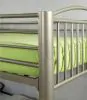Furniture of America CM-BK1037TF Lovia - Twin Over Full Bunk Bed - Metallic Gold