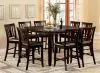 Furniture of America CM3336PT Edgewood - Square Counter Height Table - Espresso