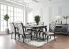 Furniture of America CM3219GY-SC-2PK Amina - Side Chair (Set of 2) - Gray