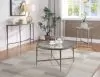 Furniture of America FOA4743C Freja - Coffee Table - Silver