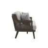 New Classic G2762-23 Genova - Patio Sofa With Two Accent Pillows - Gray