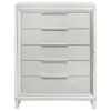 Coaster Fine Furniture 224965 Marmore - 5-Drawer Bedroom Chest Of Drawers - White