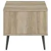 Coaster Fine Furniture 701038-S2 Welsh - 2 Piece Coffee And End Table Set - Distressed Pine