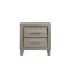 New Classic B1248-040 Lennox - 2 Drawer Nightstand - Gray