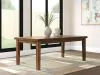 Ashley Furniture D594-35 Ralene - Rectangular Dining Room Butterfly Extension Table - Medium Brown