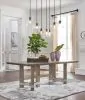 Ashley Furniture D983-25 Chrestner - Rectangular Dining Room Table - Gray