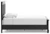 Ashley Furniture B687B2 Ashley Furniture B687B2 Lanolee - Twin Panel Bed - Black