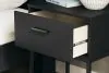 Ashley Furniture EB1865/231/155/111/291(2) Ashley Furniture EB1865/231/155/111/291(2) Socalle - 5 Pc. - Dresser, Twin Panel Platform Bed, 2 Nightstands - Black