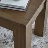 Ashley Furniture T763-2 Rosswain - Square End Table - Warm Brown