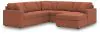 Ashley Furniture 92102S68 Ashley Furniture 92102S68 Modmax - 5-Piece Sectional With Raf Corner Chaise, With Laf Corner Chair - Spice