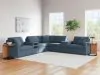 Ashley Furniture 92121S69 Ashley Furniture 92121S69 Modmax - 7-Piece Balanced Sectional With Audio And Storage Consoles - Ink
