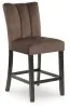 Ashley Furniture PCD581-124 Jeshina - Upholstered Barstool (Set of 2) - Mocha