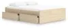 Ashley Furniture EB9632B9 Ashley Furniture EB9632B9 Onita - Queen Platform Bed With 1 Side Storage - Natural