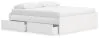 Ashley Furniture EB9630B18 Ashley Furniture EB9630B18 Onita - King Platform Bed With 2 Side Storage - White