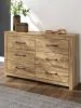 Ashley Furniture PCB1580-31 Maystonna - Six Drawer Dresser - Brown