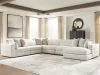 Ashley Furniture PC66004S15 Ashbourne Estate - 6-Piece Sectional With RAF Corner Chaise - Snowstone