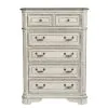 Liberty Furniture 244-BR41 Magnolia Manor - 5 Drawer Chest - Antique White