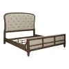 Liberty Furniture 615-BR-QSHDMCN Americana Farmhouse - 5 Piece Bedroom Set (Queen Shelter Bed, Dresser & Mirror, Chest, Nightstand) - Dusty Taupe