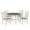 New Classic D1903-11 Maisie - Round Table - White / Brown