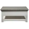 Riverside Furniture 37203 Riverside Furniture 37203 Cora - Small Cocktail Table - Cloud / Fog