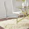 CoasterEssence 190512 Montclair - Upholstered Dining Side Chair (Set of 4) - White