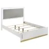 Coaster Fine Furniture 224771KE-S5 Caraway - 5 Piece Eastern King Bedroom Set - White