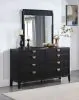 Coaster Fine Furniture 224713M Brookmead - 8-Drawer Dresser With Mirror - Black