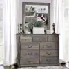 Furniture of America AM7973D Rockwall - Dresser - Weathered Gray