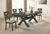 New Classic 40-1902-D4C Gulliver - Dining Table & 4 Chairs - Brown