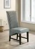 Coaster Fine Furniture 106389 Barrand - Upholstered Dining Side Chair (Set of 2) - Gray
