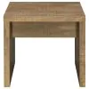 Coaster Fine Furniture 704128-S3 Lynette - 3 Piece Rectangular Coffee And End Table Set - Mango
