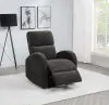 Coaster Fine Furniture 603293P Grant - Fabric Upholstered Power Recliner Chair - Charcoal Gray