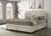 Coaster Fine Furniture 316011KEB1 Marianna - King Headboard, Drawers & Slats, Box 1 of 2 - Cream