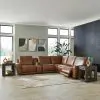Liberty Furniture 6000HN-UPH-6PCSEC Liberty Furniture 6000HN-UPH-6PCSEC Blake - 6 Piece Sectional - Venetian Honey