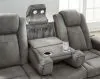 Ashley Furniture 2200415 Next-Gen Durapella - Power Reclining Sofa/Adj Headrest - Slate
