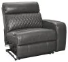 Ashley Furniture 55203S5 Samperstone - 2-Piece Power Reclining Sectional - Gray