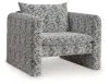 Ashley Furniture A3000705 Kenbell - Accent Chair - Black / White