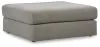 Ashley Furniture 58103/16/46(2)/17/08 Avaliyah - 5 Pc. - 4-Piece Double Chaise Sectional, Ottoman - Ash