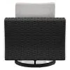 Ashley Furniture P792-821 Beachcroft - Swivel Lounge Chair - Black / Light Gray