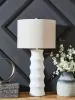 Ashley Furniture L235854 Ashley Furniture L235854 Veraleigh - Poly Table Lamp - White
