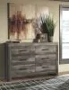 Ashley Furniture B440/31/36/72/97/92 Ashley Furniture B440/31/36/72/97/92 Wynnlow - 5 Pc. - Dresser, Mirror, King Panel Bed, Nightstand - Gray