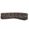 New Classic 28-U5853-7PS Gaia - 7 Piece P2 Power Sectional - Brown