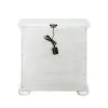 Samuel Lawrence Furniture S920-445 Savannah - 2-Drawer Nightstand with USB - White Finish - White
