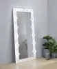 Coaster Fine Furniture 969558 Zayan - Floor LED Lighting White Gloss - Mirror