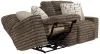 Jackson Furniture Industries 63259-1998/19-2343/49 Jackson Furniture Industries 63259-1998/19-2343/49 Lynx - Power Reclining Console Loveseat With Zero Gravity - Mocha